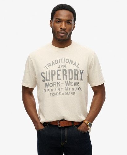Herren Machined Goods Workwear T-shirt - Größe: Xxxl - Superdry - Modalova