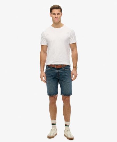 Men's Vintage Straight Shorts Dark Blue / Viper Vintage Indigo - Size: 32 - Superdry - Modalova