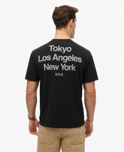 Men's Core City T-shirt mit Logo - Größe: Xxl - Superdry - Modalova