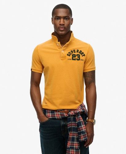 Men's Vintage Athletic Polo Shirt Gold / Track Gold - Size: XL - Superdry - Modalova