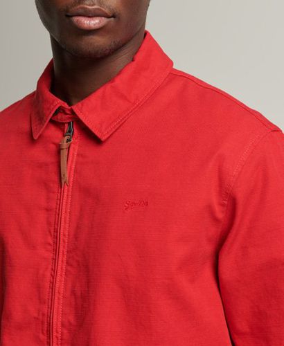 Men's Classic Harrington Jacket Red / Varsity Red - Size: L - Superdry - Modalova