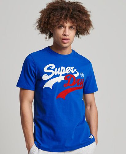 Men's Interest-T-Shirt mit Vintage-Logo - Größe: S - Superdry - Modalova