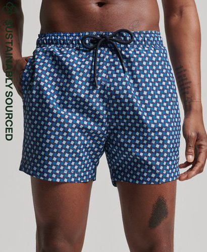 Men's Studios Recycled Swim Shorts Blue / Morroc Geo Blue - Size: S - Superdry - Modalova