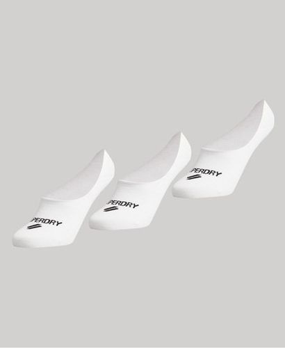 Women's Sport Coolmax® No Show Sock White / White Multipack - Size: M/L - Superdry - Modalova