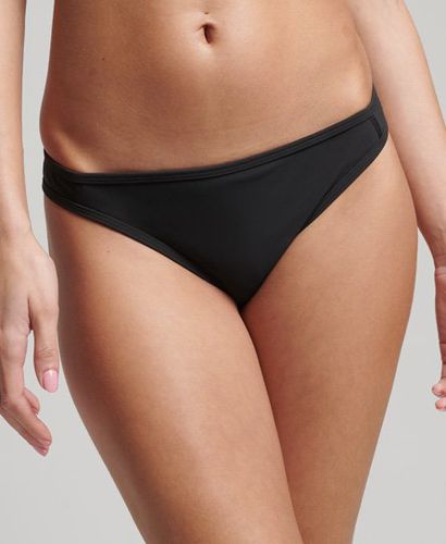 Women's Swim Sport Bikini Bottom Black - Size: 14 - Superdry - Modalova