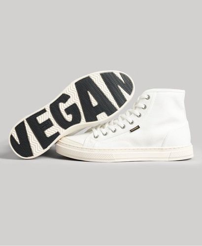Men's Vegane Canvas High Top Sneaker - Größe: 44 - Superdry - Modalova