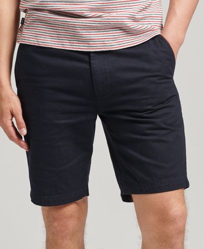 Men's Vintage Officer Chino Shorts Navy / Indigo - Size: 28 - Superdry - Modalova