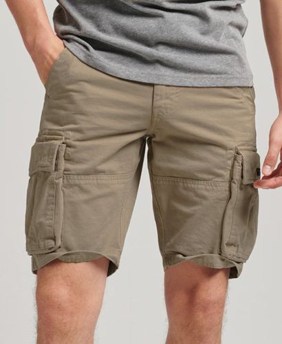 Men's Organic Cotton Vintage Core Cargo Heavy Shorts Tan / Canyon Sand - Size: 28 - Superdry - Modalova