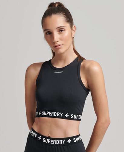 Women's Code Elastic Crop Top - Size: 6 - Superdry - Modalova