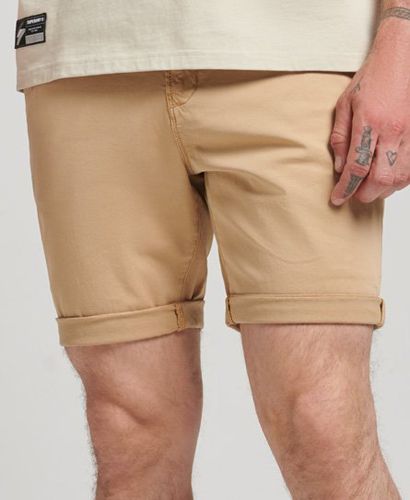 Men's Organic Cotton Studios Core Chino Shorts / Shaker Beige - Size: 28 - Superdry - Modalova