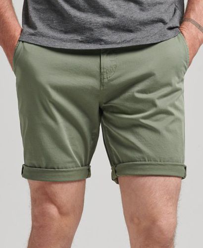 Men's Organic Cotton Core Chino Shorts / Thyme - Size: 28 - Superdry - Modalova