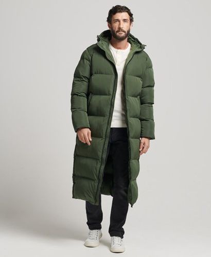 Men's Extra Long Puffer Coat Green / Duffle Bag - Size: L - Superdry - Modalova