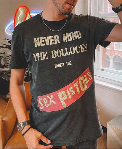 Men's Sex Pistols Limited Edition Band T-shirt Black / Heavy Metal Black - Size: XS - Superdry - Modalova