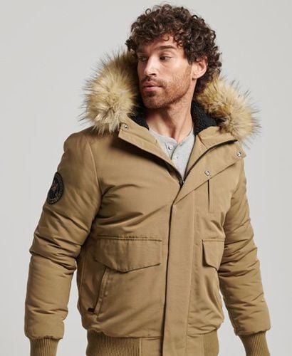 Men's Everest Bomber Jacket Brown / Sandstone - Size: S - Superdry - Modalova