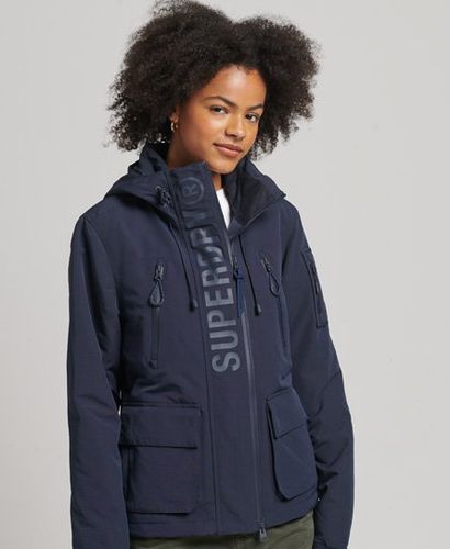 Women's Hooded Ultimate SD-Windcheater Jacket / Nordic Chrome / - Size: 10 - Superdry - Modalova