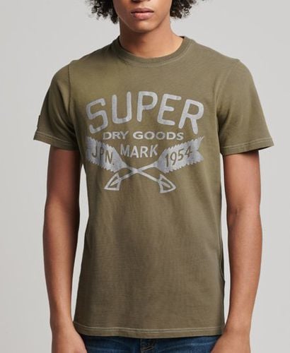 Men's Limited Edition Vintage 07 Rework Classic T-Shirt Dark Grey / Dark Grey/Metalic Silver - Size: S - Superdry - Modalova