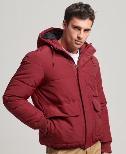 Men's Mountain Puffer Jacket Red / Deep Red - Size: L - Superdry - Modalova