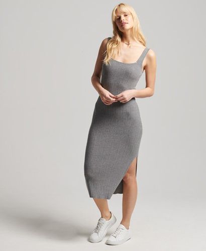 Women's Textured Knitted Dress / Marl - Size: 14 - Superdry - Modalova