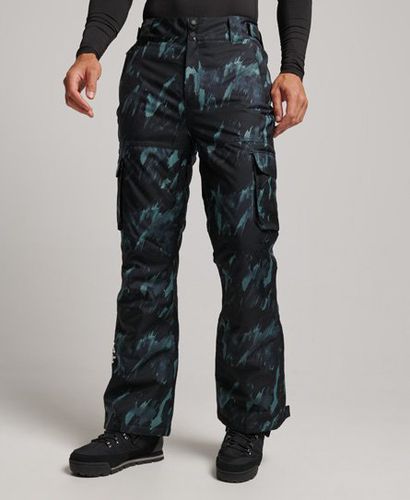 Men's Sport Ski Rescue Pants Black / Brush Camo Dark Large - Size: XL - Superdry - Modalova