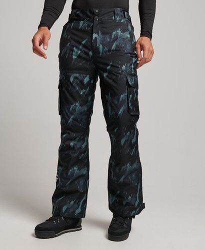 Men's Sport Ski Rescue Pants Black / Brush Camo Dark Large - Size: Xxl - Superdry - Modalova