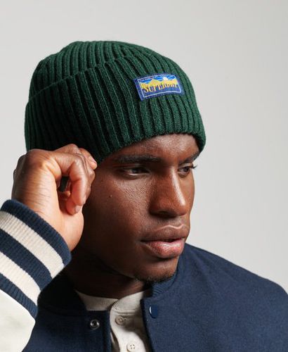 Women's Wool Blend Radar Beanie Green / Enamel Green - Size: 1SIZE - Superdry - Modalova