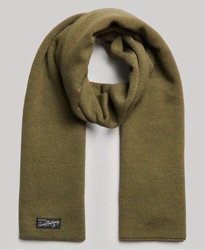 Women's Vintage Classic Scarf Green / Olive Marl - Size: 1SIZE - Superdry - Modalova