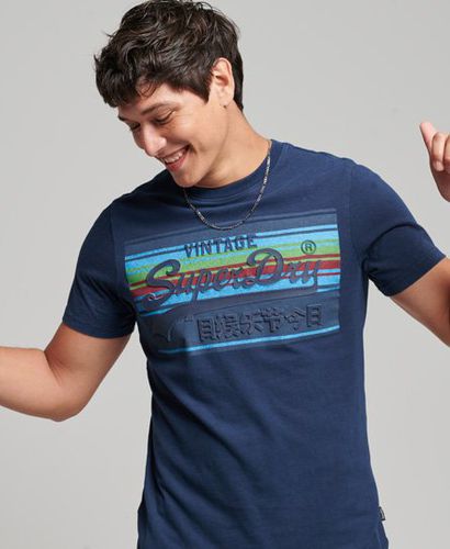 Men's Vintage Cali T-Shirt mit Logo - Größe: S - Superdry - Modalova