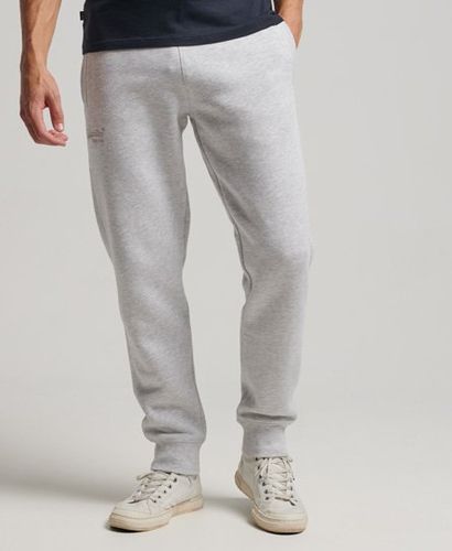 Men's Men's Embroidered Vintage Logo Cuffed Joggers, Light Grey, Size: Xxl - Superdry - Modalova