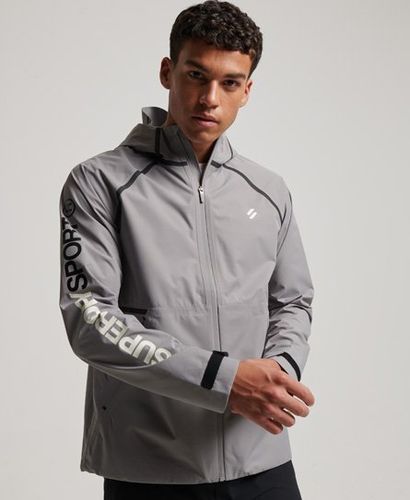 Men's Sport Waterproof Jacket Grey / Frost Grey - Size: XL - Superdry - Modalova