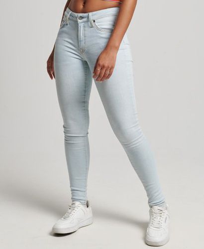 Women's Organic Cotton Vintage Mid Rise Skinny Jeans Light Blue / Icy Blue - Size: 29/30 - Superdry - Modalova