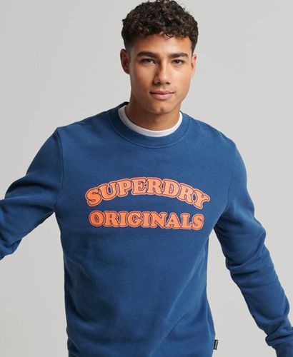 Men's Vintage Cooper Classic Crew Sweatshirt / Skate Blue - Size: S - Superdry - Modalova