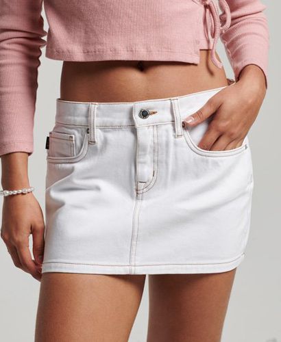 Women's Workwear Mini Skirt White / Optic - Size: 26 - Superdry - Modalova