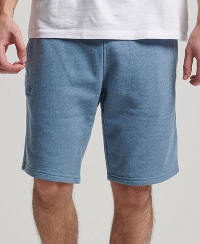 Men's Vintage Logo Embroidered Jersey Shorts / Bluestone Marl - Size: L - Superdry - Modalova