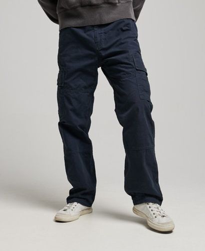 Men's Organic Cotton Baggy Cargo Pants / Eclipse - Size: 36/32 - Superdry - Modalova