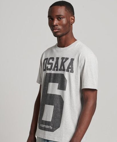 Men's Code Classic Osaka T-Shirt / Cadet Marl - Size: L - Superdry - Modalova