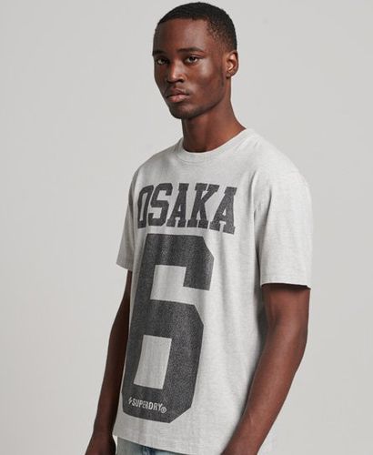 Men's Code Classic Osaka T-Shirt / Cadet Marl - Size: M - Superdry - Modalova