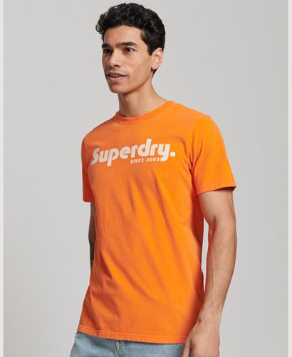 Men's Vintage Terrain Classic T-Shirt Orange / Denver Orange - Size: S - Superdry - Modalova