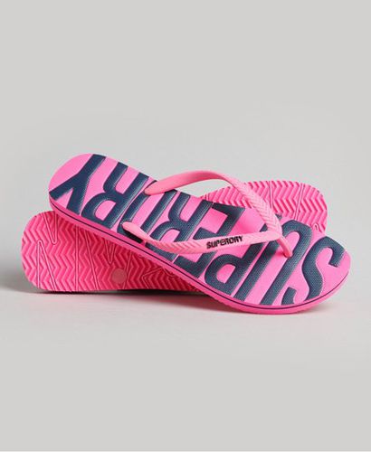 Women's Flip-Flops im Vintage-Stil - Größe: M - Superdry - Modalova