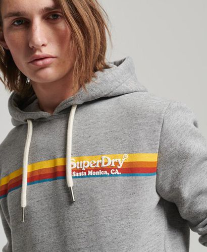 Men's Men's Classic Vintage Venue Hoodie, Grey, Size: S - Superdry - Modalova