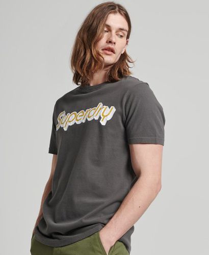 Mens Classic Vintage Trading Company T-Shirt, Dark Grey, Size: S - Superdry - Modalova