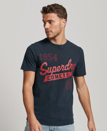 Men's Vintage Home Run T-Shirt - Größe: S - Superdry - Modalova