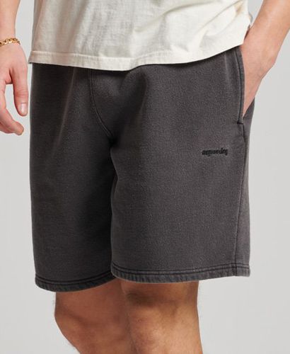 Men's Vintage Mark Shorts Dark Grey / Washed Black - Size: M - Superdry - Modalova