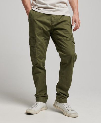 Men's Organic Cotton Core Cargo Pants Khaki / Authentic Khaki - Size: 30/32 - Superdry - Modalova