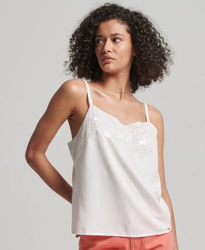 Women's Upspec Cami Top White / New Chalk - Size: 12 - Superdry - Modalova