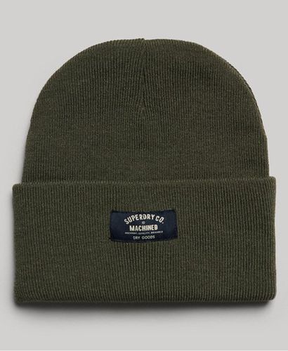 Women's Classic Knitted Beanie / Olive Marl - Size: 1SIZE - Superdry - Modalova