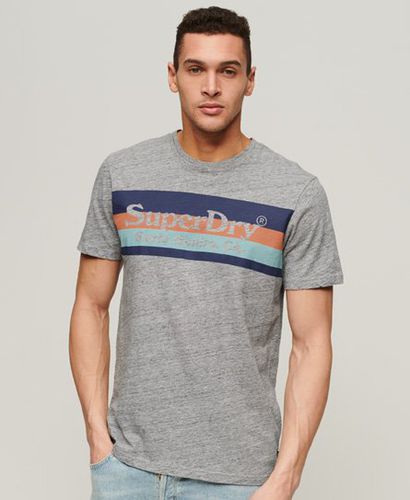Men's Vintage Venue T-Shirt Grey / Athletic Grey Marl - Size: S - Superdry - Modalova