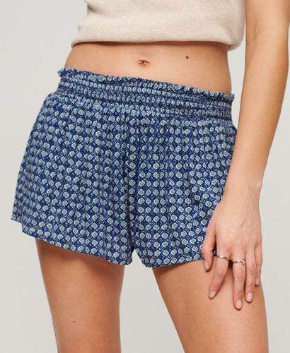 Women's Smocked Beach Shorts / / Mini Geo - Size: 12 - Superdry - Modalova
