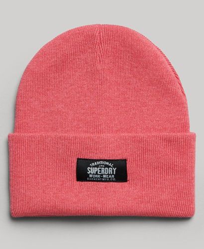 Women's Classic Knitted Beanie, Pink, Size: One Size - Superdry - Modalova