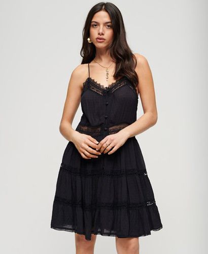 Women's Alana Cami Dress Black - Size: 12 - Superdry - Modalova