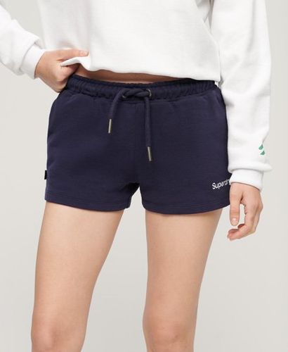 Women's Vintage Jersey Shorts Navy / Rich Navy - Size: 14 - Superdry - Modalova